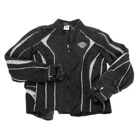98300-12vw-000l Harley Davidson Womens 360 Mesh Black Jacket Large