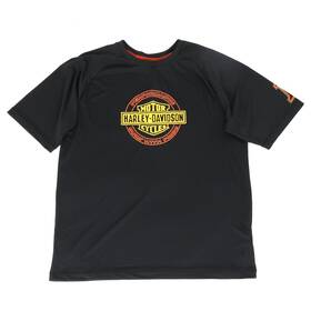 Hp37-h47u-l Harley Davidson Black Built With Pride T-shirt 4xl