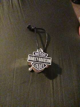 Hrb013 Harley Davidson Harley-davidson Bar And Shield Logo Silver Motorcycle Ride Bell