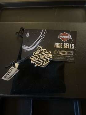 Hrb024 Harley-davidson Large Bar And Shield Motorcycle Ride Bell Silver