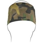 Hbv118 Zan Headgear Cotton Headband Woodland Camo