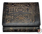 Hdmwa10870-brn Mens American Original Distressed Wallet With Gift Box