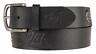 Hdwbt11201 Womens Black Brandy Embossed Leather Belt Size Large
