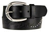 Hdwbt11203 Womens Road Queen Studded Embossed Leather Belt Size Small