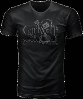 489-20023x Highway 21 Old School T-shirt Xxx-large Black