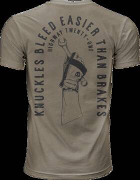 489-2003s Highway 21 Knuckles T-shirt Small Gray 489-2003s Highway 21 Knuckles T-shirt Small Gray
