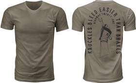 489-2003x Highway 21 Knuckles T-shirt X-large Gray