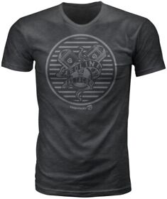 489-2000l Highway 21 Gasoline T-shirt Charcoal Large Gray