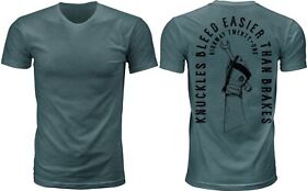 489-20044x Highway 21 Knuckles T-shirt Indigo Xxxx-large Blue