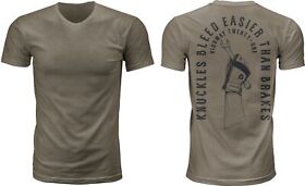 489-2003l Highway 21 Knuckles T-shirt Large Gray