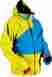 Hm7jhus2ybl3x Hmk New Motorcycle Hustler 2 Jacket 3xl Yellow Blue