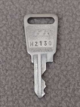 H2130 Honda Oem Motorcycle Pre-cut Key Spare Single Groove Powersports