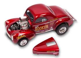 36-463 Hooker Headers 1941 Willys Gasser Diecast Model