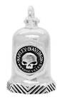 Hrb082 Sculpted Willie Skull Logo Ride Bell Chrome Finish