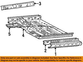 6521024100 Hyundai Oem 92-95 Scoupe Rocker Panel Floor-floor Side Rail Left