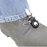 J122-1 Unknown Boot Clips Motorcycle Rider Lace Pant Clamps Plain Leather