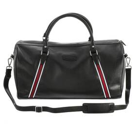 50jflu350bka Jaguar Leather Black Duffle Bag