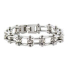 Jybw629.725 Kodiak All Silver With Crystals Chain Bracelet