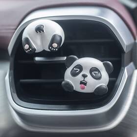 Katutude Ltzessus003936 Cute Air Vent Clips Car Accessories Creative 1 Count Pack Of Panda