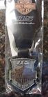 Ky26023 Harley Davidson Anniversary Key Chain Genuine Cowhide Nip