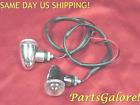 L151 Partsgalore Mini Turn Signal Signals Chrome With Clear Oval Lens