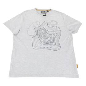 Lgtm457gyh Landrover Land Rover Mens Relief Map T-shirt White 3xl