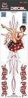 Lt00678 Lethal Threat Pinstripe Dice Babe Decal