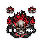 Lt88470 Lethal Threat Loud Pipes Saves Lives Decal Lt88470 Lethal Threat Loud Pipes Saves Lives Decal