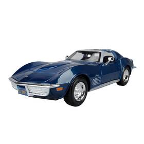 Maisto 605-140 1970 Corvette Coupe 1 24 Scale Model Metallic Blue Licensed