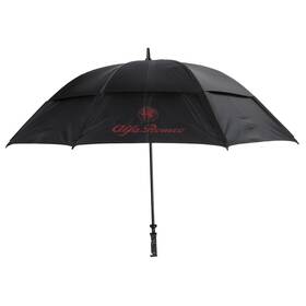 R157wt Maserati Genuine Alfa Romeo Rain Alertz 64ftft Gale Force Golf Umbrella Black