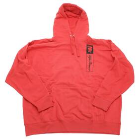 R15cr83xl Maserati Genuine Alfa Romeo 3xl Red Hooded Sweatshirt With Black Logo