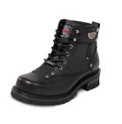 Mb44543 Milwaukee Motorcycle Clothing Company Leather Mens Outlaw Boots Black Size