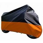 Mc01-orange Ilm Motorcycle Cover Bike Waterproof For Harley Davidson Outdoor Rain
