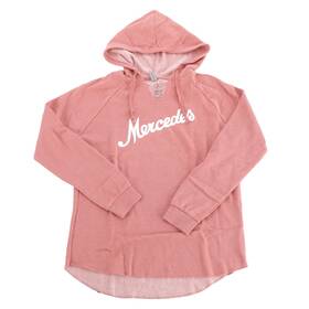 1530738-82 Mercedes Script Wave Wash Hooded Pullover Medium