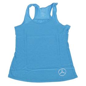 1531670-81 Mercedes Ladies Script Gathered Back Tank Top Small