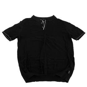 Mbm-032-bk-2x Mercedes Amg Mens Black Polo Short Sleeve 2xl