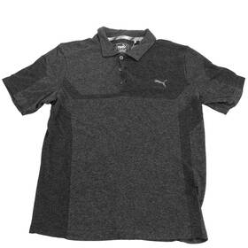 Mbm-900-bk-sm Mercedes Puma Mens Polo Short Sleeve Gray Small