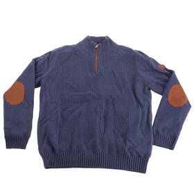 Mbm-968-nv-2x Mercedes Mens Navy Sweater 2xl