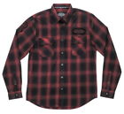 Mg60114-3xl Lethal Threat Decals Mens Motorgear Built Speed Work Shirt Red