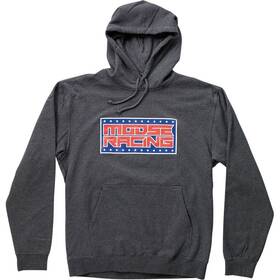 3050-5875 Moose Racing Star Spangled Hoodie Medium Gray