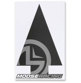 M9001-15pt Moose Racing 50pk Race Course Direction Tags Black Arrows On White
