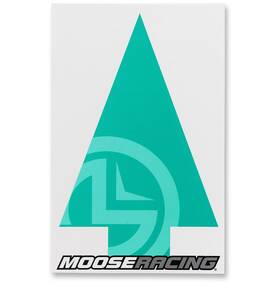 M9004-15ptgn Moose Racing M9004-15ptgn/wt Race Course Direction Tags Green On White 50pk