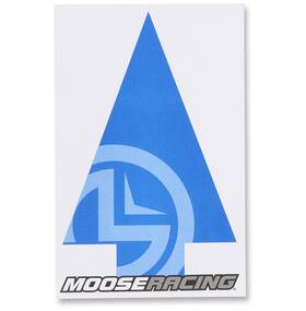 M9005-15pt Moose Racing 50pk Race Course Direction Tags Blue Arrows On White