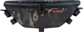 10015blkcamo Moto Pockets Handlebar Adventure Bag 14.5x6x2 Black Camo