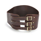 Nash Brown Motorcycle Long Tall Kidney Belt Size Medium Kbmbln