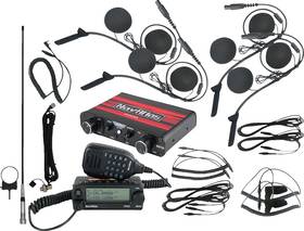 Ni2rih4 Navatlas Intercom/radio And In-helmet Headset Kit Black 4-seat #ni2rih4