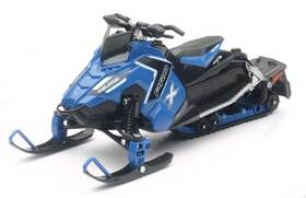 93577577846 New Ray Toys Polaris Switchback Pro-x 800 Snowmobile Blue / Scale - 1 16