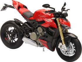 Newray 093577582734 1 12 Scale Toy Ducati Streetfighter V4 Bike Red