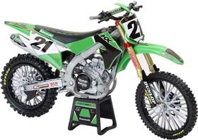 Newray 093577584134 1 12 Scale Kawasaki Factory Team Kx450f Jason Anderson #21