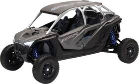 Newray 093577584530 1 18 Scale Toy Polaris Rzr Pro R4 Matte Heavy Metal